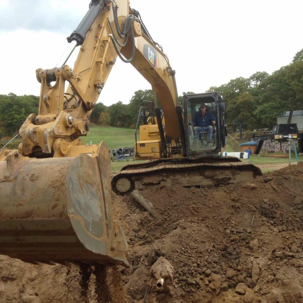 plumbing excavation trenching